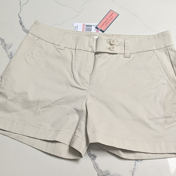 Short Chino Vineyard Vines Homme - Taille 40 - Beige Kaki - 9" - Neuf Avec étiquettes